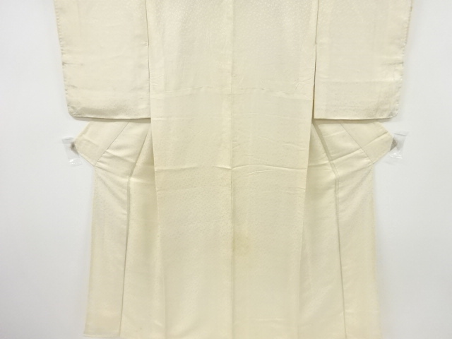 アンティーク　綸子花唐草模様織り出し中着